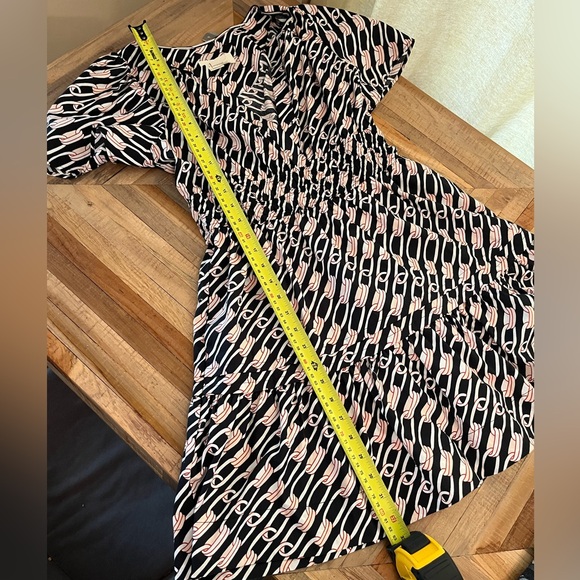 NWT Anthropologie Somerset Mini Dress Size Small  Petite Chain Link Pattern - Picture 12 of 15